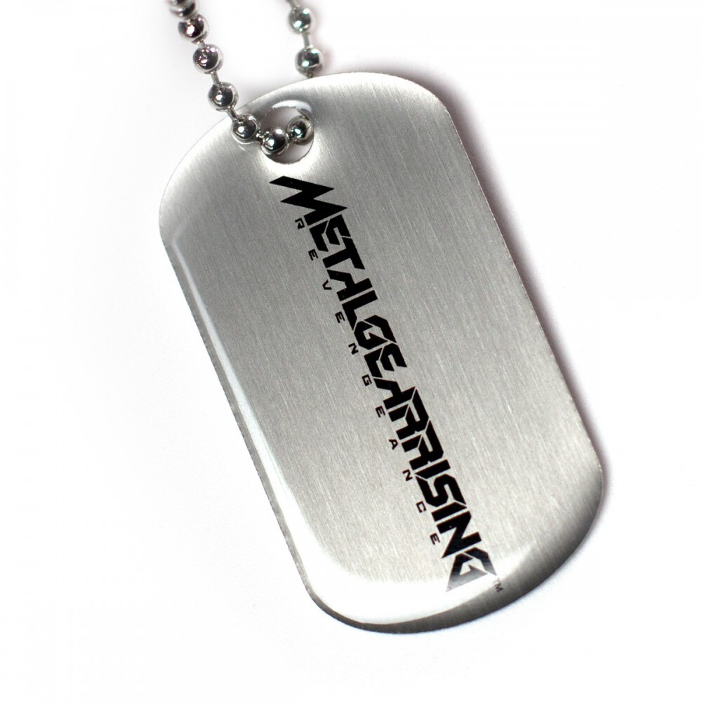 Bioworld Merchandising Metal Gear Rising Erkennungsmarke mit Kette 360
