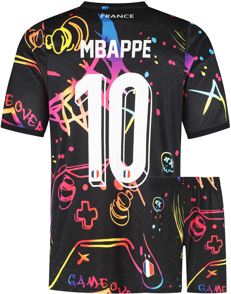 Kingdo Frankreich Fußball Trikot Set Mbappe - Gaming Trikot Set - 164 france-game-set-mbappe-164