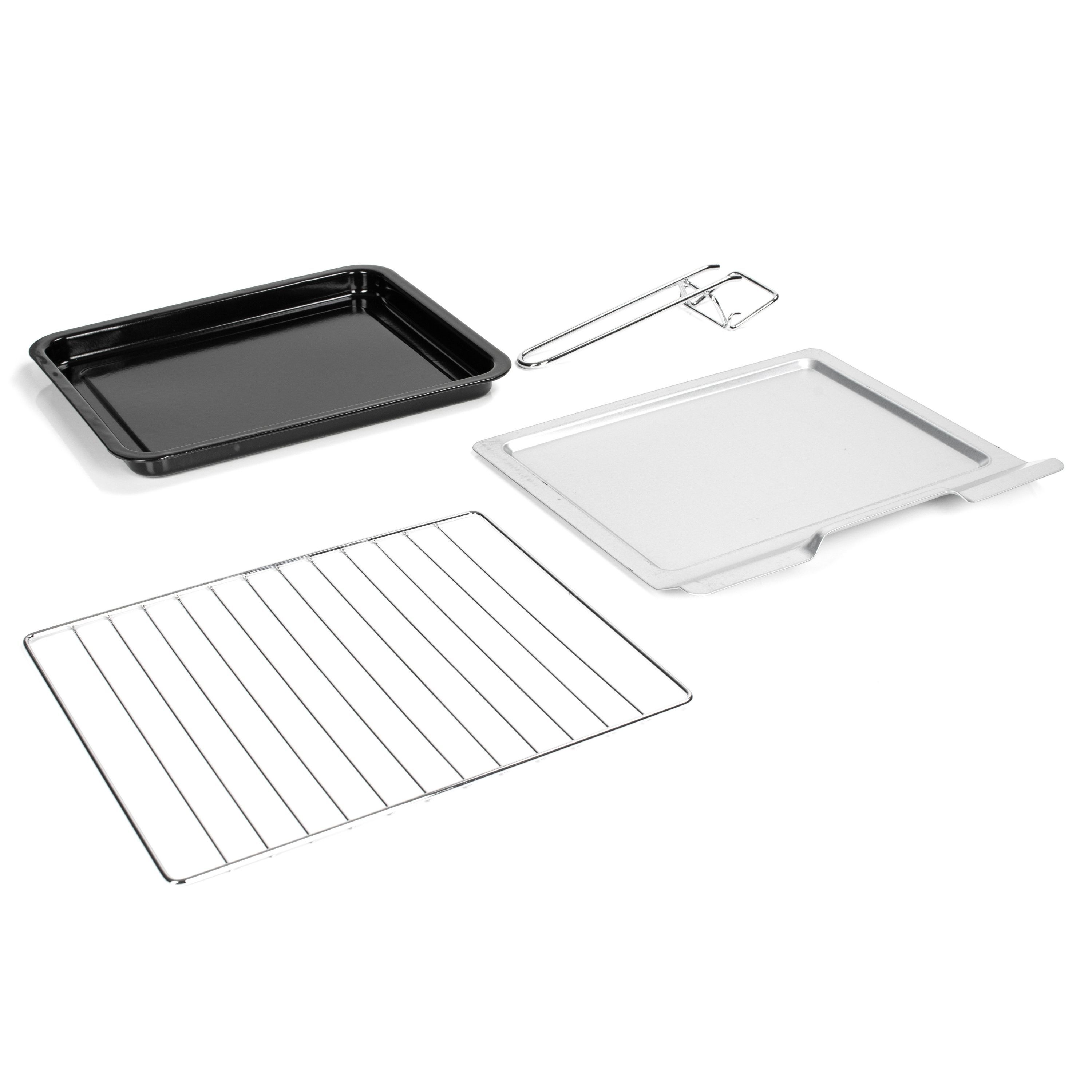 Zilan Minibackofen | 15 Liter | Pizzaofen | Ober- Unterhitze | 1200 W | Mini Backofen ZLN-0973