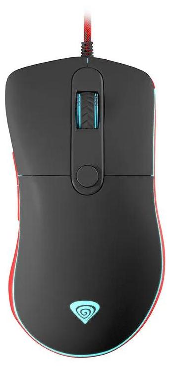 GENESIS Krypton 500, rechts, Optisch, USB Typ-A, 7200 DPI, 4600 fps, Schwarz, Rot NMG-0875