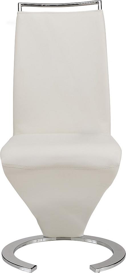Vente-unique 2er Set TWIZY Stühle - Kunstleder weiß