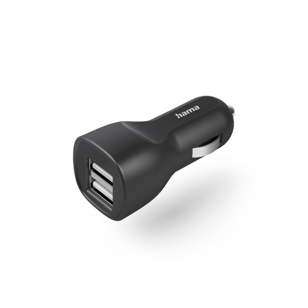 Nabíjačka do auta, 2x USB-A, 12 W, čierna (00201636)