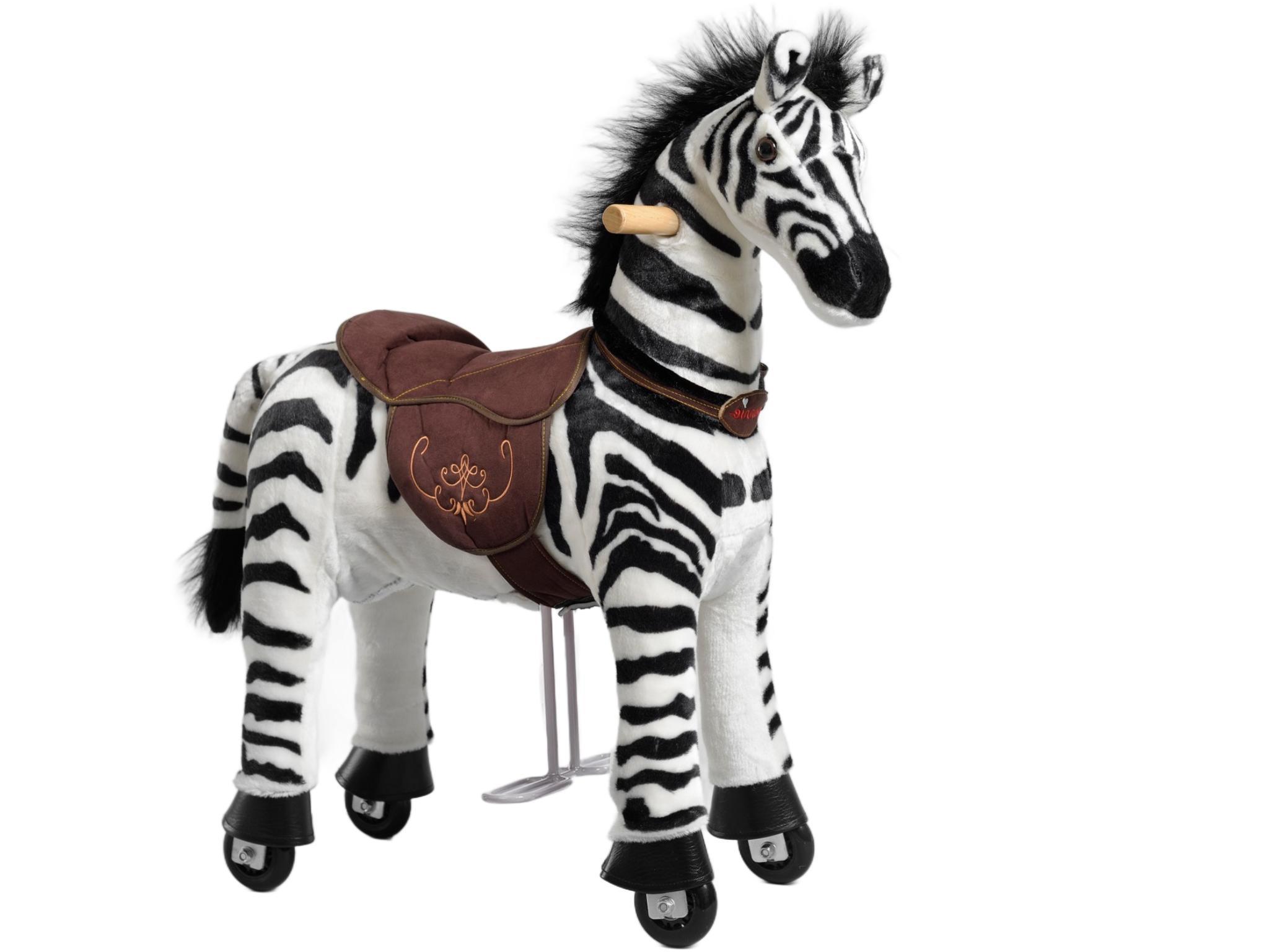 Ponnie Mechanisches Zebra auf Rollen Dixi S H311