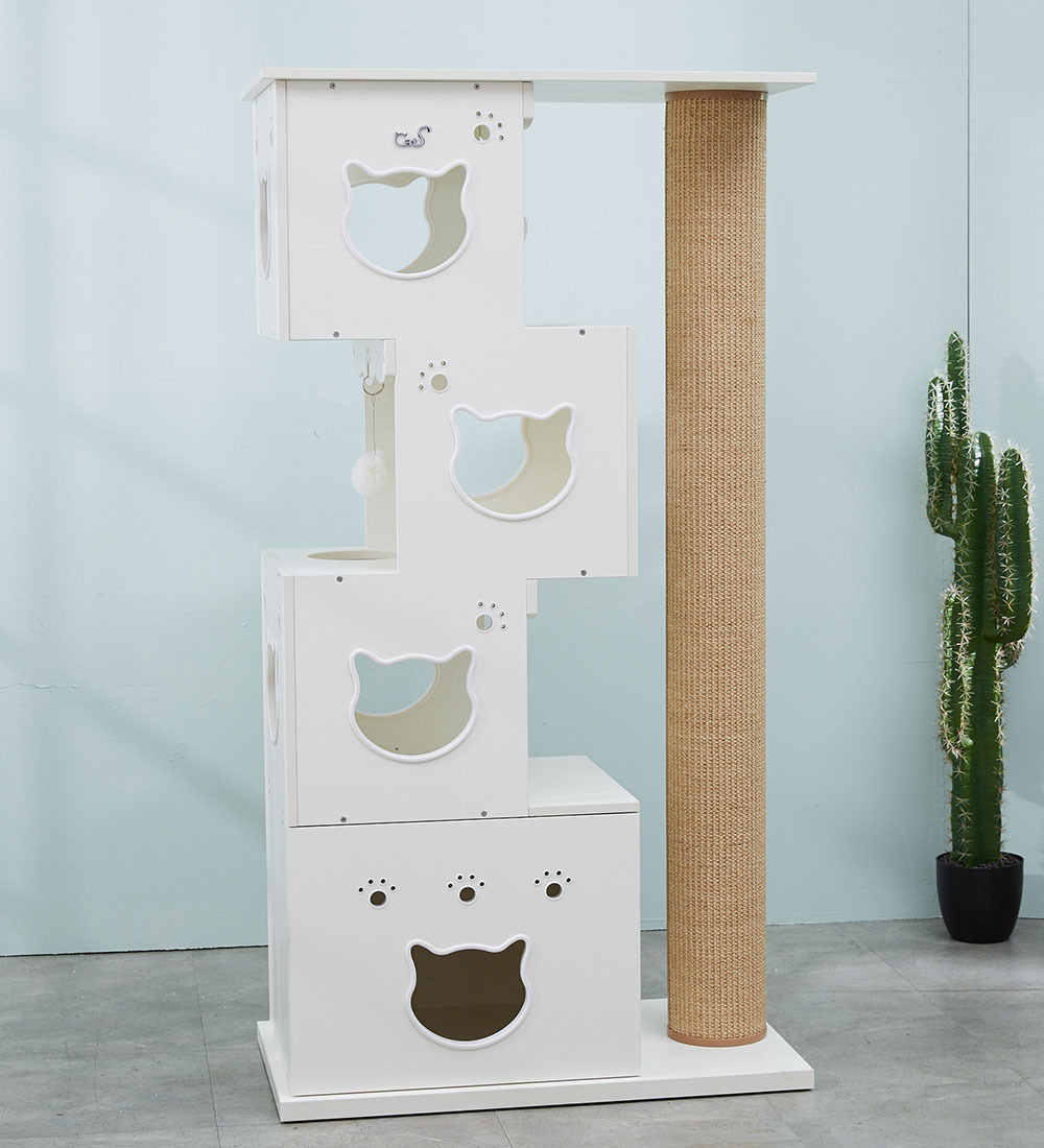 CatS Design Kratzbaum Multi Katzenbaum xxl große Katzen stabil D5b