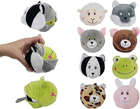 Maines 1 x Krempeltier Plüsch, aus 1 mach 1 durch Umkrempeln ca. 13x10cm