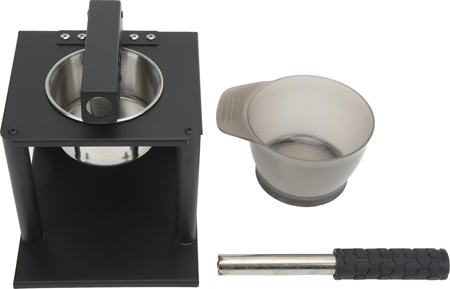 Cocosity Manual Press Juicer Hebel Design 304 Edelstahl Handgepresster Obstkreier mit zwei Filtern