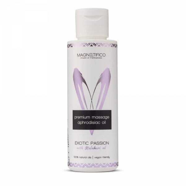 Magnetický Afrodiziakálny Masážny Olej Exotic Passion, 100ml