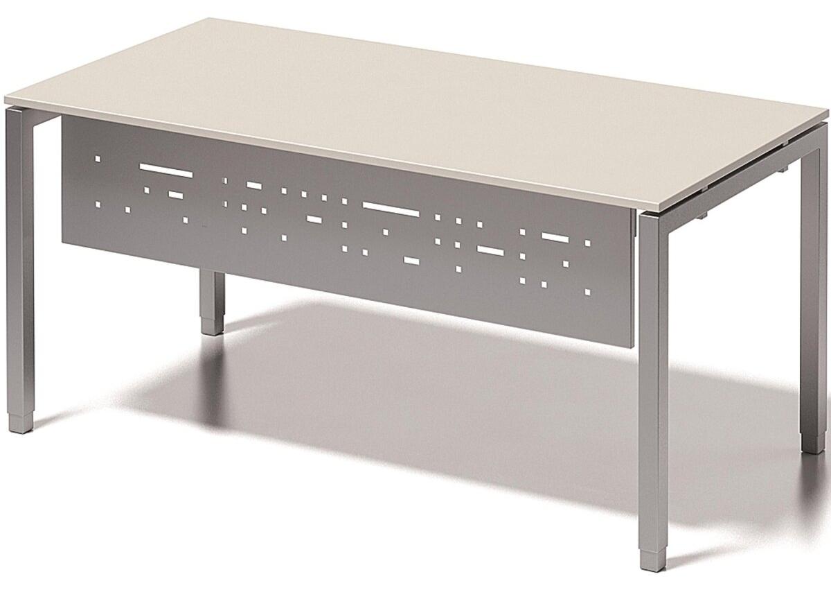 Bisley Fußraumblende für Schreibtisch Cito 2000mm Farbe silber S20355