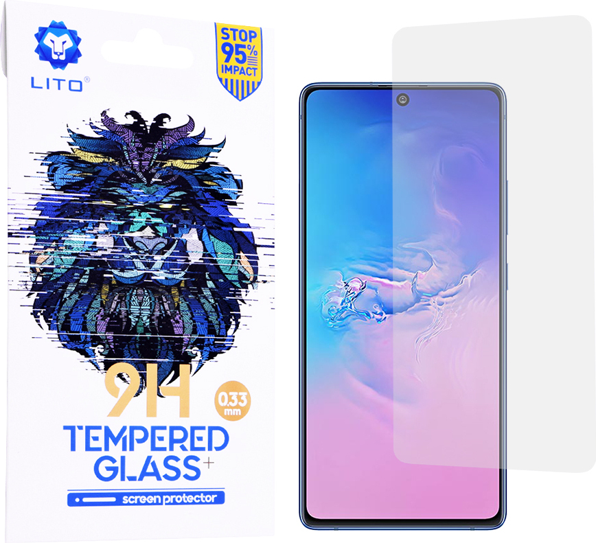 Lito 2.5D Klasické tvrdené Sklo - Samsung Galaxy S10 Lite - transparentná