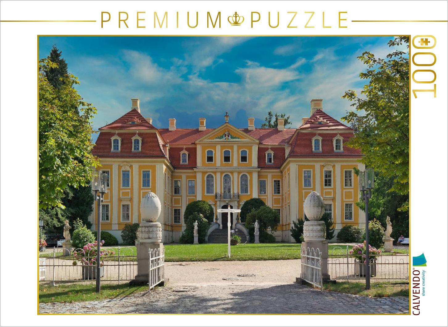 CALVENDO Puzzle Barockschloss Rammenau | 1000 Teile Lege-Größe 64x48cm Foto-Puzzle für glückliche Stunden