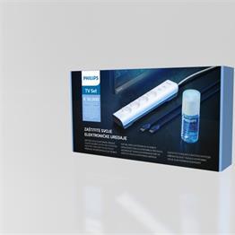 PHILIPS TV-Gert mit berspannungsschutz, HDMI und Reinigungsspray