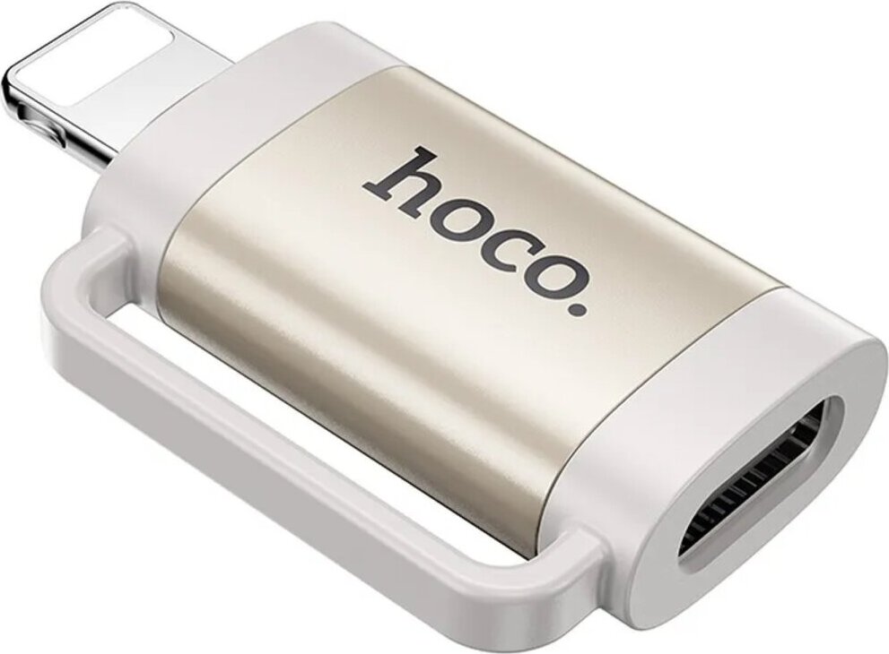 Hoco OTG-Adapter iPhone-Anschluss auf USB-C-Anschluss 480 Mbit/s Grau B-7935