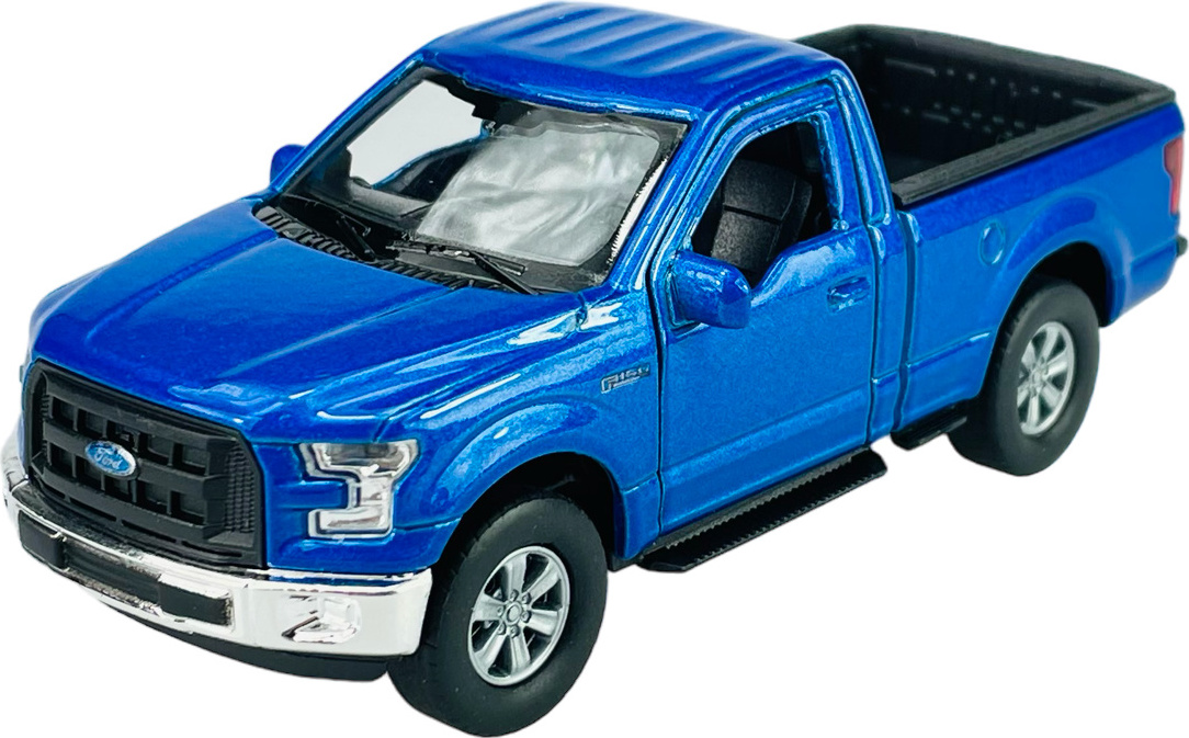 Welly Die Casting Fty. Ltd. Welly Ford F-150 Regular Cab Pick-Up Blau 13. Generation 2014 1/34-1/39 Modell Auto Die Cast Neu im Kasten 43701