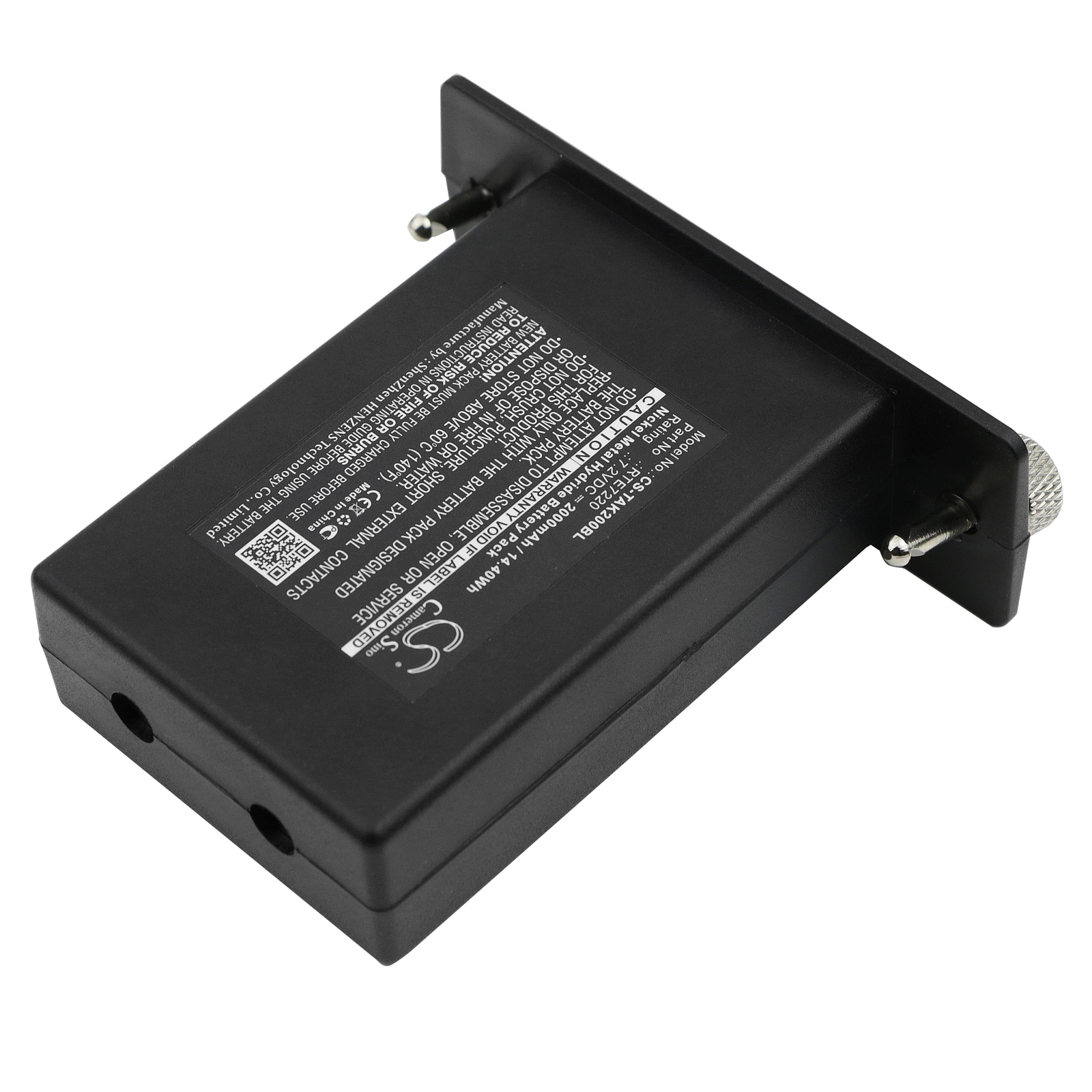 TECHTEK Akku Kompatibel mit [Teletec] 10191556, AK2 Transmitter, AK2 Transmitter FW24, AK2 Transmitter FW43, für [Schwing] Betonpumpe AK2 Ersetzt 49