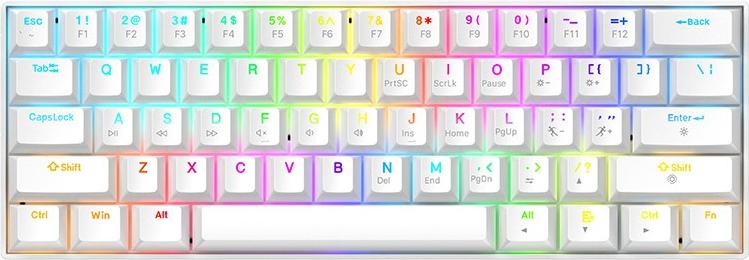 INF 61-Tasten Bluetooth Tri-Mode RGB Mechanische Tastatur - Tee Schalter 399633