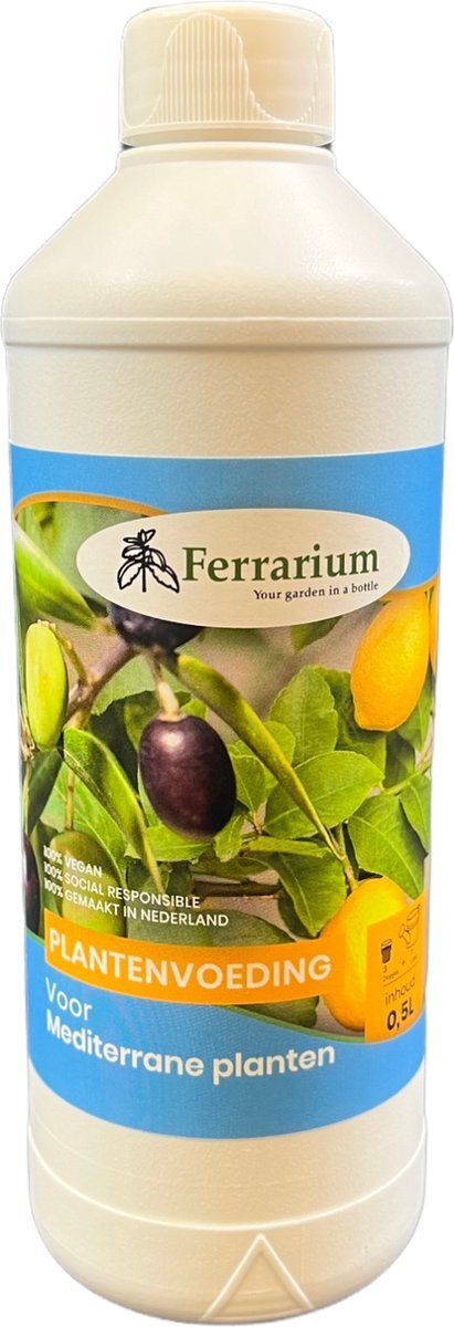 Ferrarium.nl Ferrarium Ferrarium Mediterrane Pflanzennahrung 0,5 L