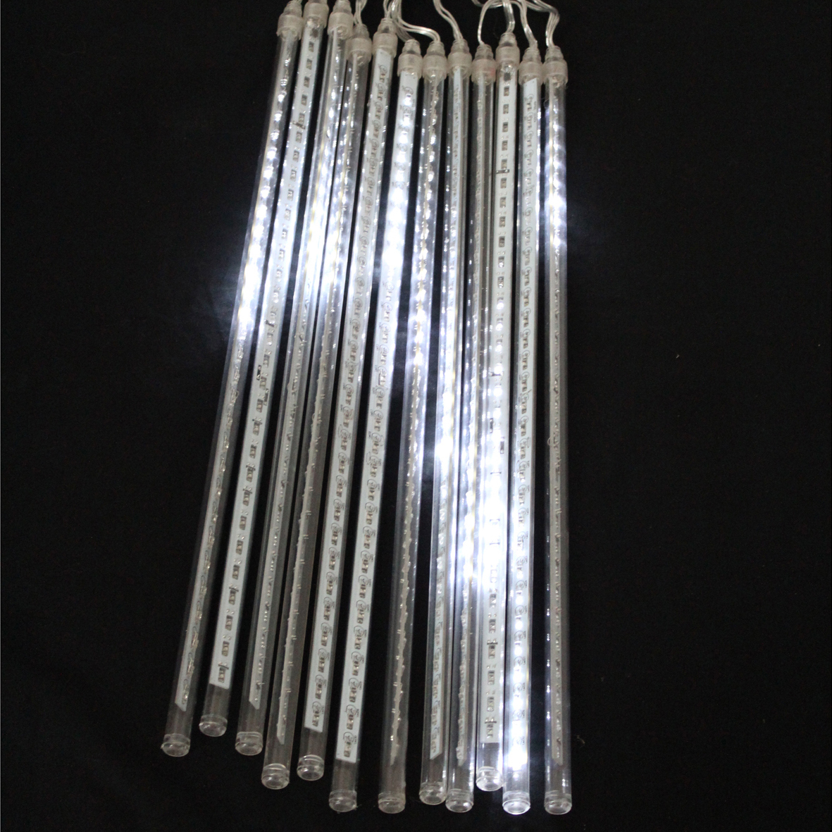 LED Meteorschauer Regen Lichter 360er LED Eiszapfen 10 x 50cm Tubes IP44 Leuchte 