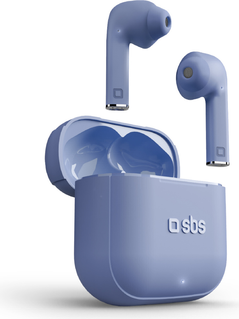 SBS Beat Free, True Wireless Stereo (TWS), Hovory / hudba / šport / bežné, 50 g, Slúchadlá s mikrofónom, Azúrová