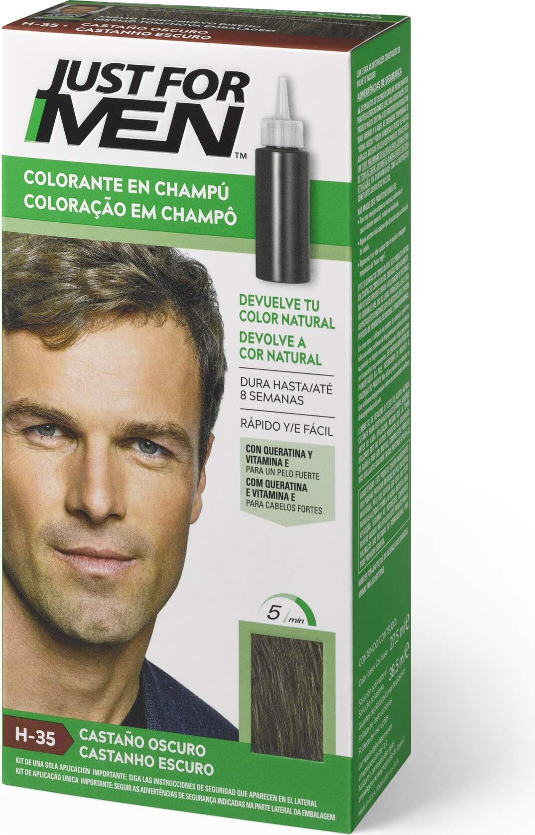 Just For Men FÄRBEN in #dunkles Shampoo 30 ml
