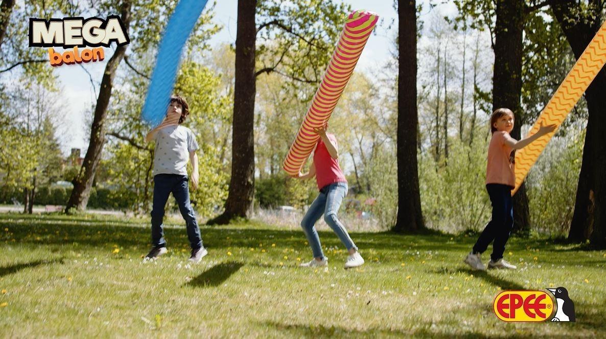 Degen MegaBalloon Lila Streifen