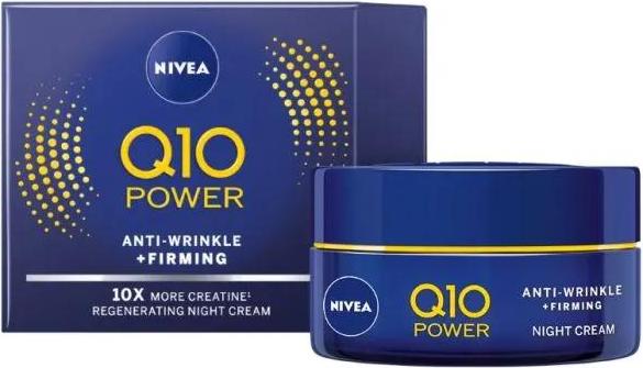 NIVEA Q10 Power Anti-Falten + Straffende Nachtcreme - 50 ml