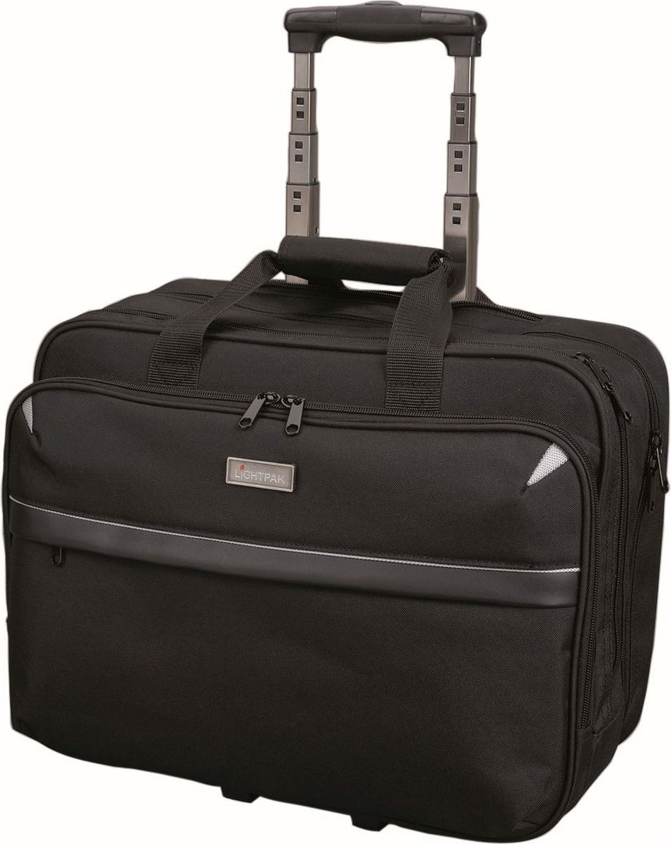 Lightpak Business Laptop-Trolley Xray 43x37x20cm Polyester schwarz Packung mit 4 Stück 46099