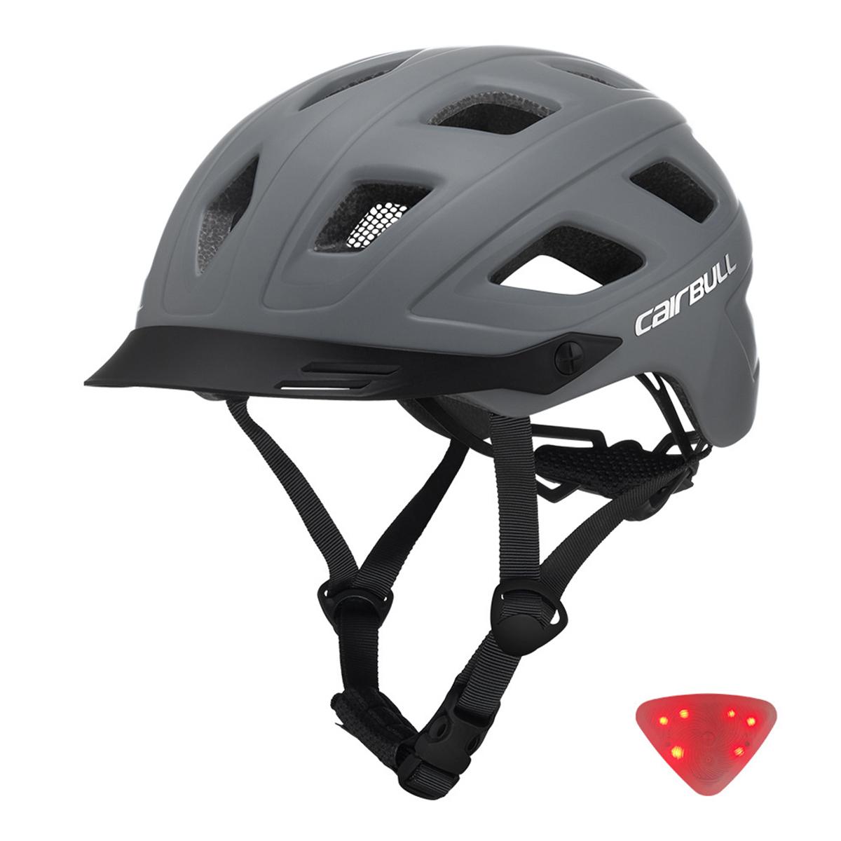 CAIRBULL Fahrradhelm Radhelm MTB Sport Riding Rennrad Protektoren Helm Damen Herren L(58-63CM) Grau