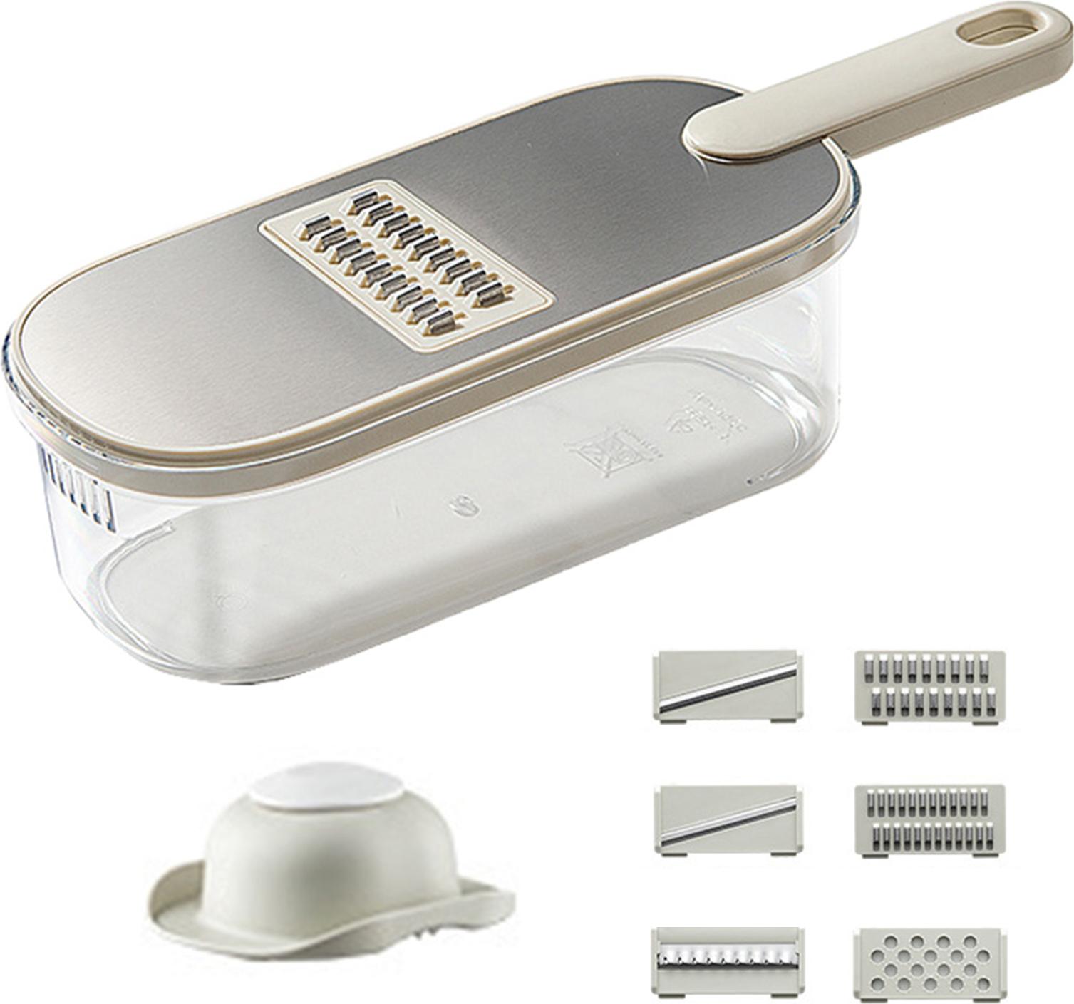 Hdvery Käsereibe, Gemüsereibe, Edelstahl-Gemüsehobel, Reibe, Mehrzweck-Küchenwerkzeug zum Schneiden und Zerkleinern 4449577@Hdvery