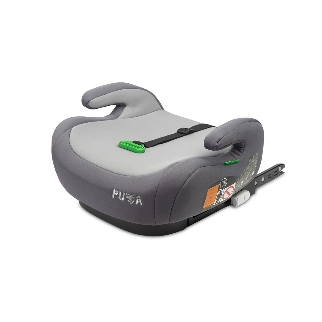 CARETERO Autositz Kinder Autokindersitz Puma, ISOFIX, 125-150cm - Grau 55836