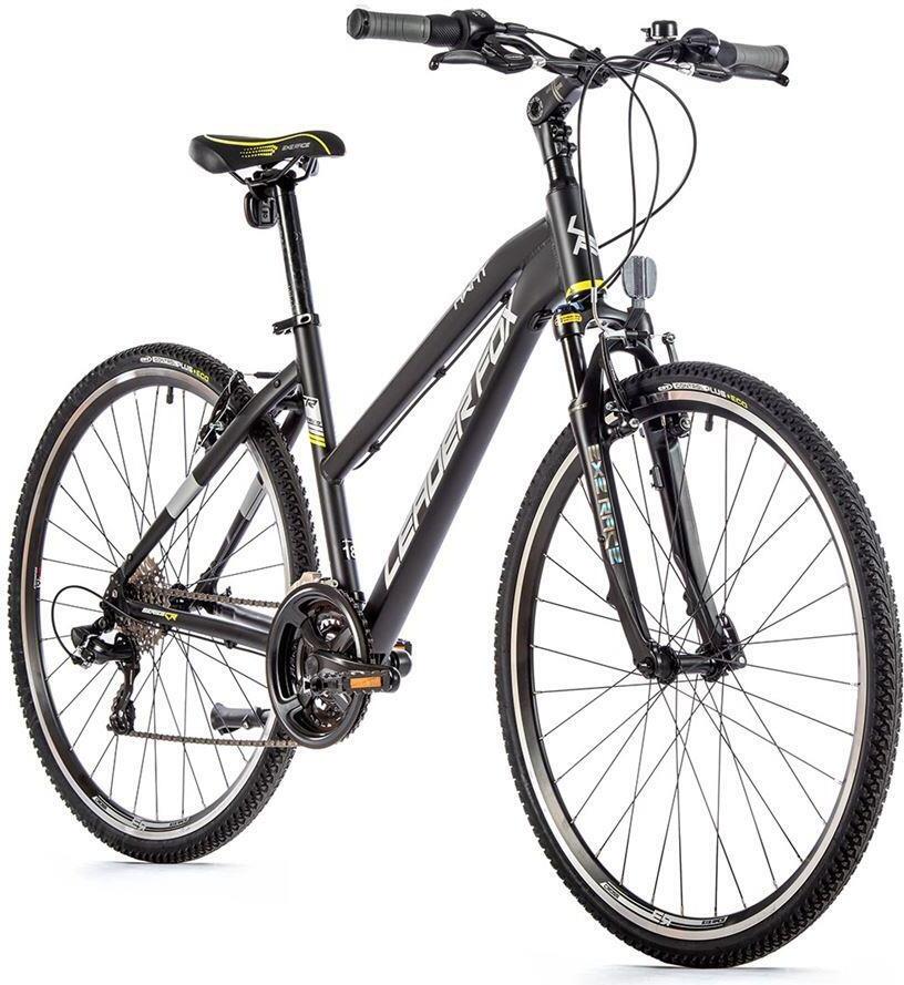leichtes 28 Zoll Alu Leader Fox Away Fahrrad Crossbike schwarz Rh 42cm
