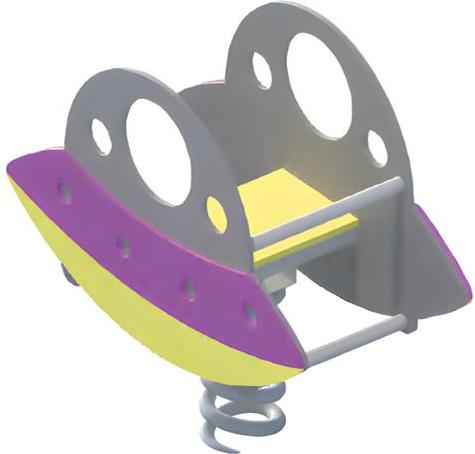 AEA Schaukelwippe Wippgerät Wippe Schwingwippe Kinderwippe Spielplatz Wippen Ufo
