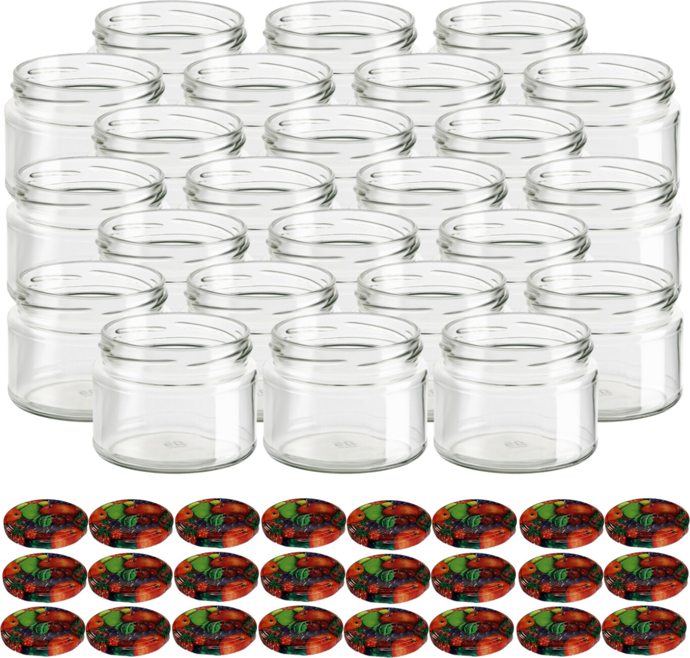 gouveo 24er Set Einmachgläser 300 ml Salsa Kaufland.de