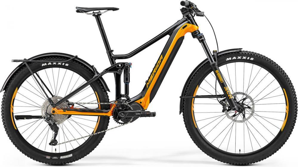 Merida eONE-FORTY 400 EQ EP1 L (44) Schwarz/Orange - voll ausgestattetes E-MT....