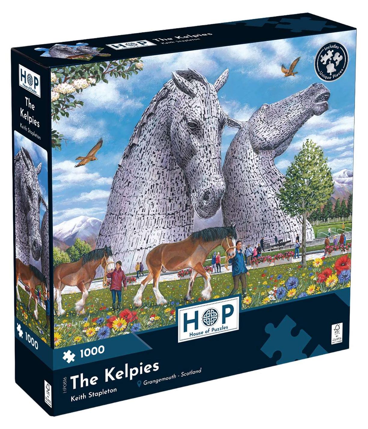 The House of Puzzles The Kelpies (Scotland) – 1000-Teile-Puzzle