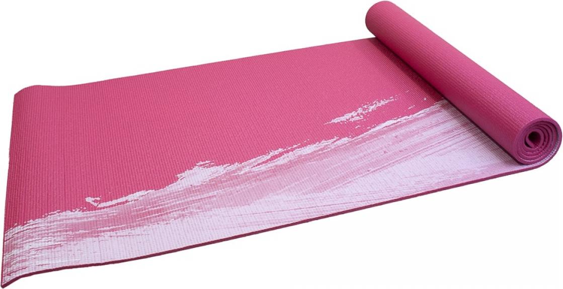 Yogamatte - Senz Sports Premium - Rosa mit Aufdruck BS4590