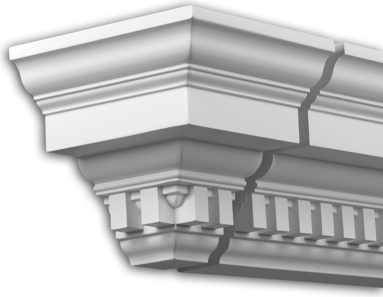 Profhome Decor Profhome 432232 Stirnelement Fassadenstuck Zierelement Fassadenelement