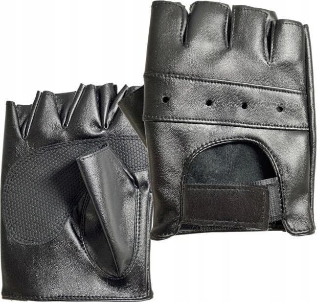 Pronett XJ3883 Fingerlose Lederhandschuhe