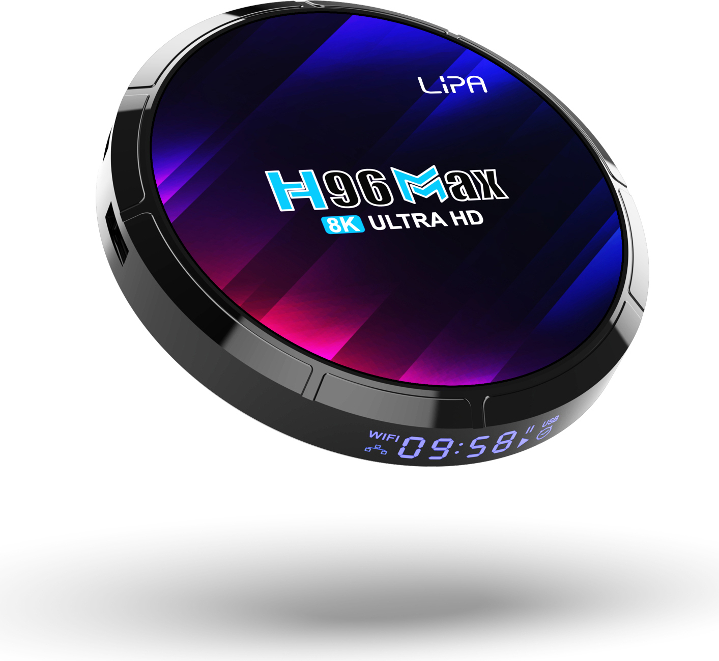 Lipa H96 Max RK3528 Android TV-Box 4-64 GB Android 13 - Streaming box - IPTV box - Mediaplayer - 8K und 4K Decoder - Apps über Play Store und Internet