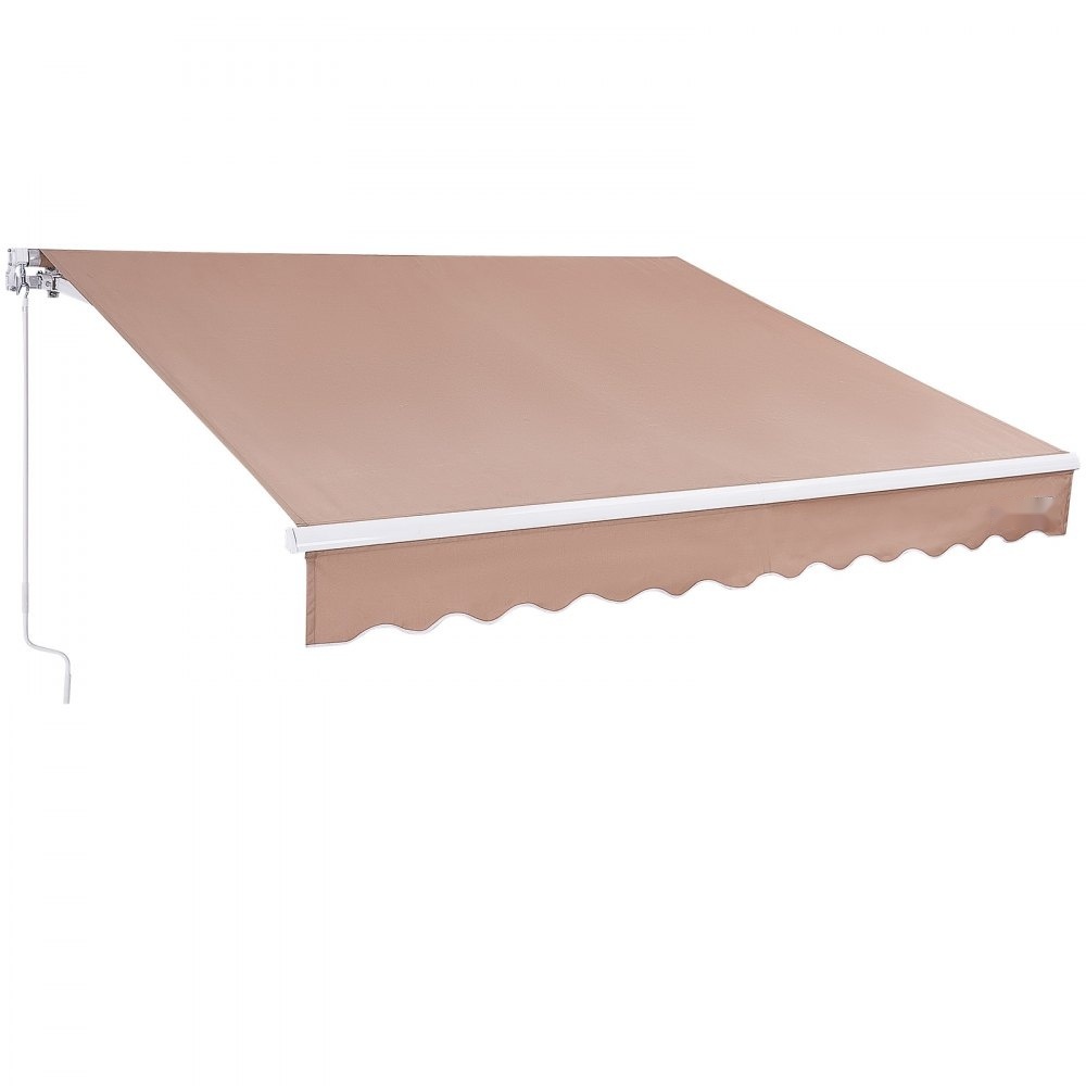 StarTech Balkonmarkise 3,6x3m - Gelenkarm Markise - Höhenverstellbar 2,4 bis 3,7m - Klemmmarkise Einziehbar - Stahl Aluminium - 280G Doppelseitige PolyurethanBeschichtung - Sonnenmarkise Balkon Terrassenmarkise SSSZYPKQSQBS9HCCKV0