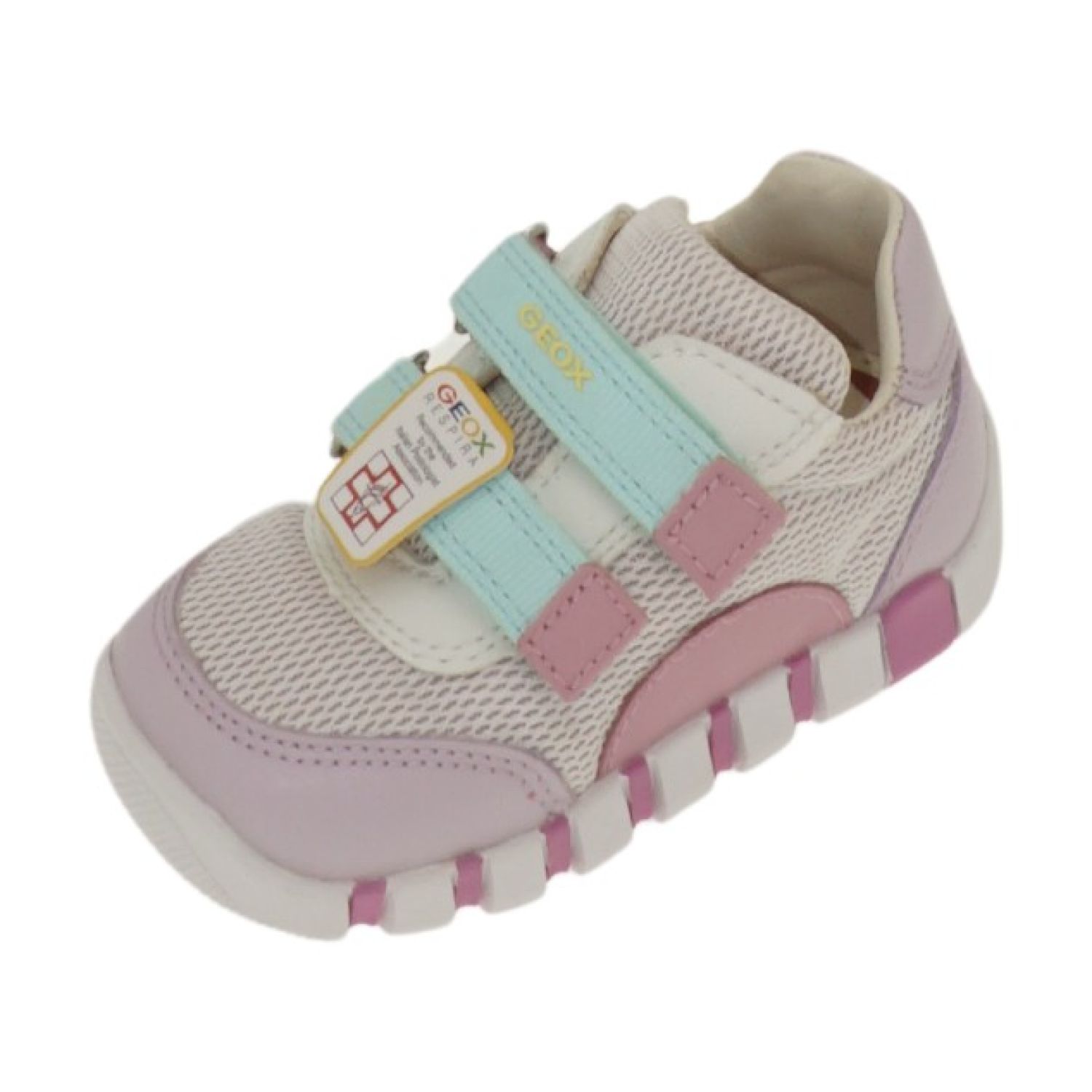 Geox Baby-Mädchen Sneaker Iupidoo Girl C | Lauflernschuh Mit Klett, Atmungsaktiv