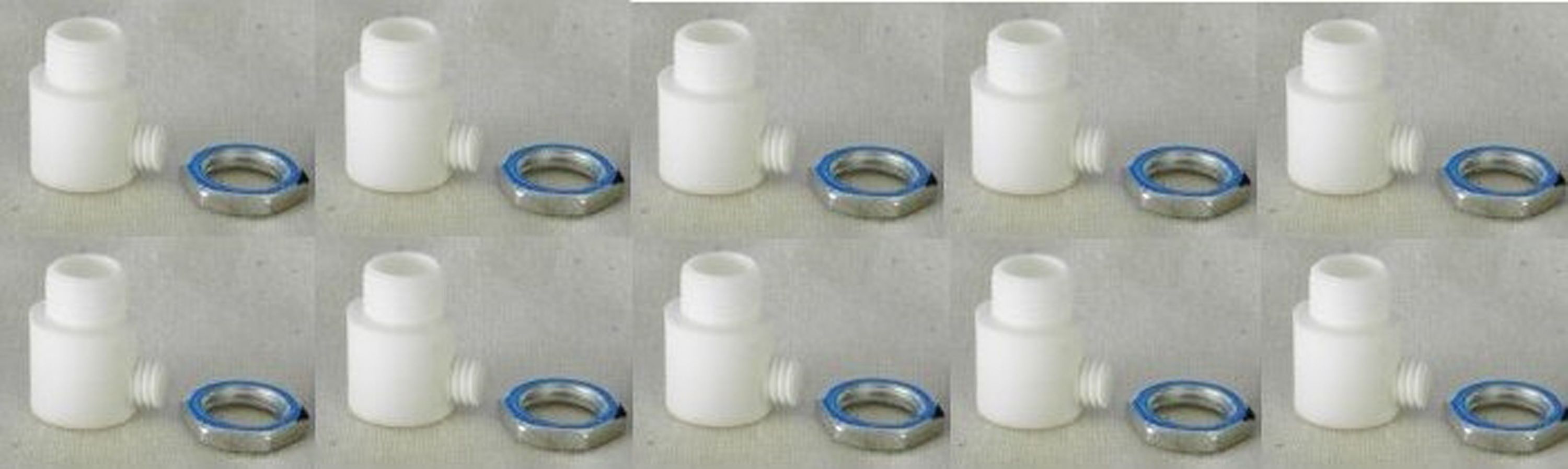 Xenon 216 Zugentlaster für Schukokabel M 10 x 1 weiss 10-er Pack