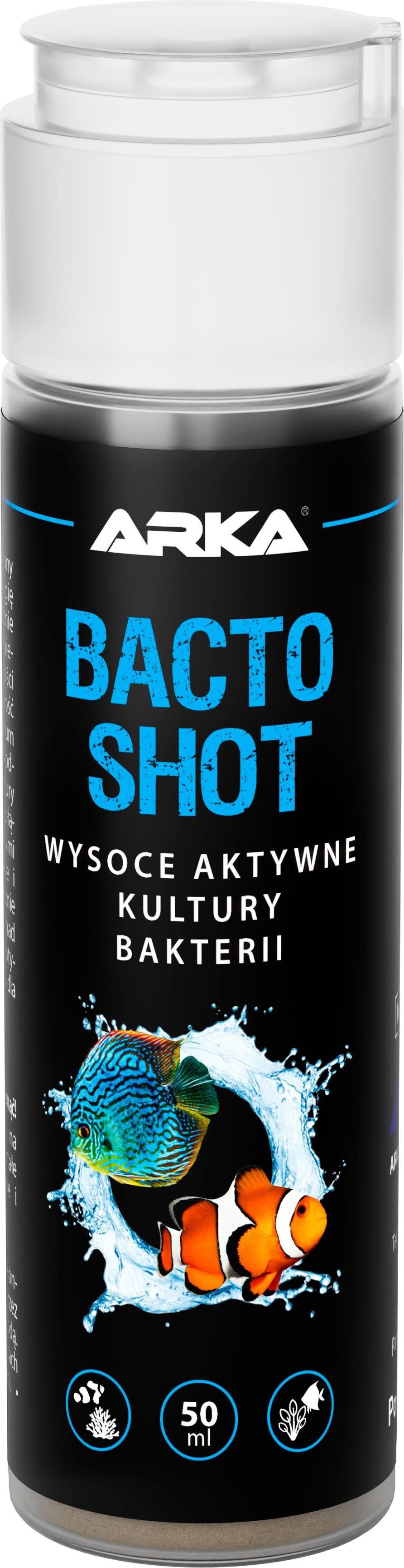 ARKA BACTO-SHOT- hochaktive Impfkulturen für Meer- und Süßwasseraquaristik 50 ml BS50