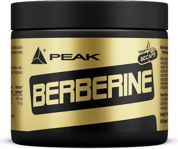 Peak Performance Products S.A. Berberin - 60 Kapseln I Blutzucker - Cholesterin - Management I GDA I mit Piperin 005188