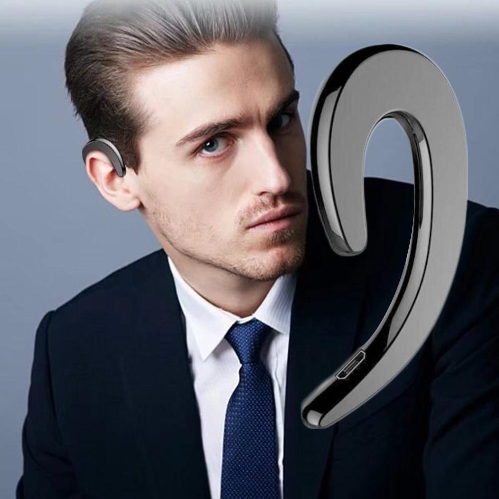 mc star opp Knochenleitungs-Bluetooth-Headset, das drahtloses In-Ear-Musik-Headset mit Anti-Schweiß-Handyzubehör fährt (Gold)