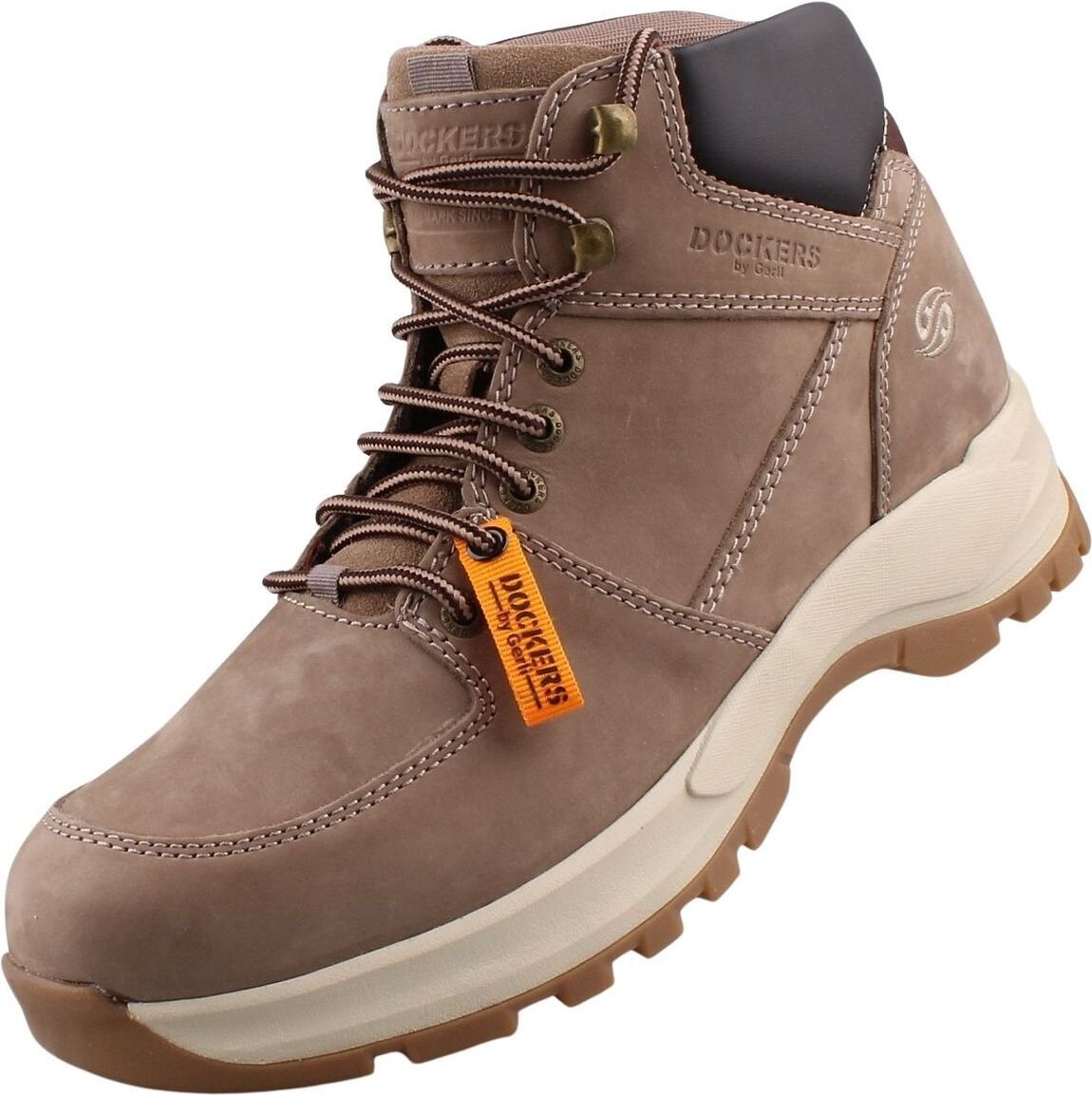 Pánske kožené topánky Dockers by Gerli hnedé