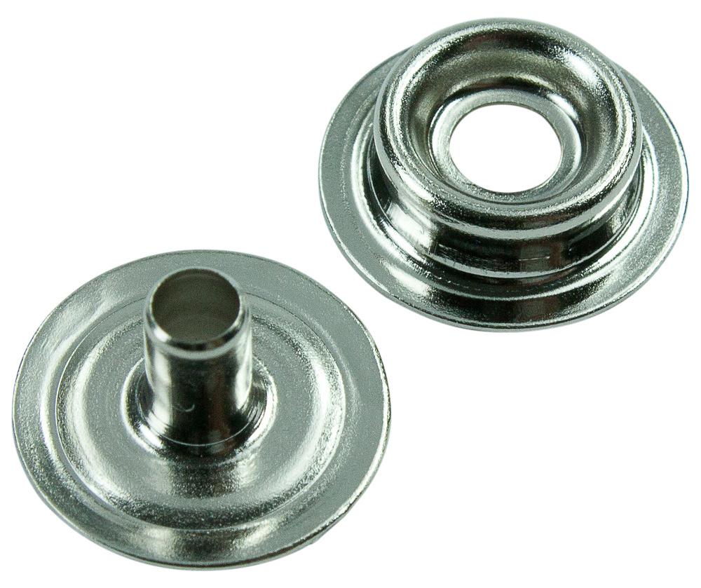 WETEC Druckknopf, 10 mm (Druckknopfunterteil Druckknopfoberteil)