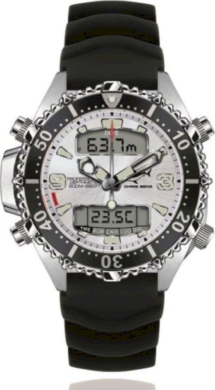 Chris Benz Hodinky pre ženy, mužov a ženy CB-D200X-SI-KBS