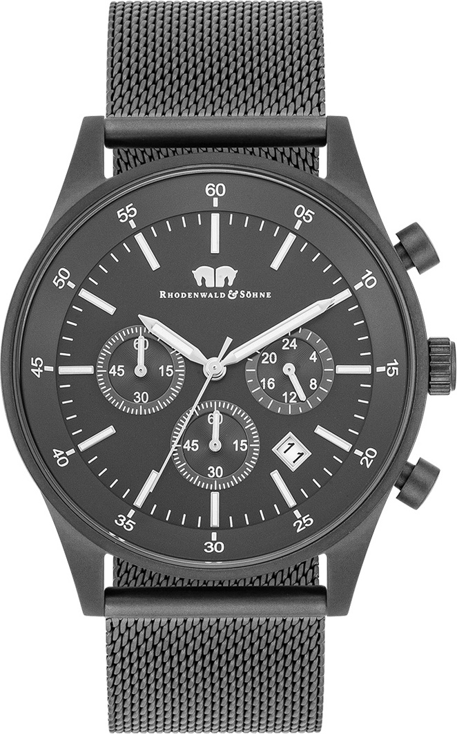 Rhodenwald & Söhne Rhodenwald Söhne Armband-Uhr Goodwill Grau Edelstahl Grau 10010357 100103570