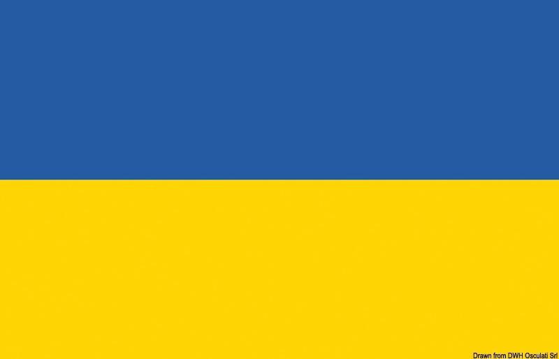 Flagge Ukraine 70 x 100 cm Osculati 35.462.05