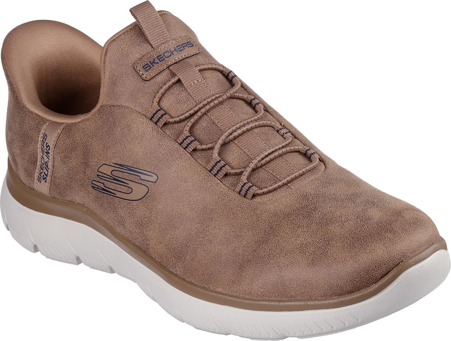 Skechers Herren Slip-ins Summits Korlo Sneaker 232940 Whiskey, Schuhgröße:48.5 EU 232940 WSK_48,5